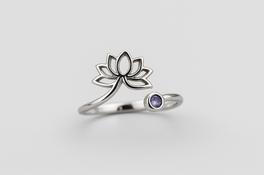 Adjustable Lotus Ring