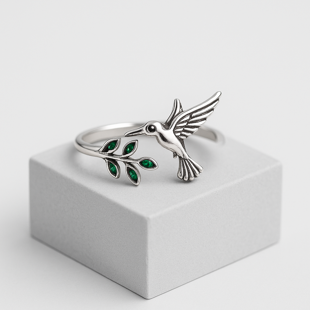 S925 Humming Bird Ring