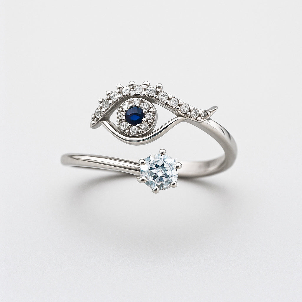 Silver All seeing Eye Ring
