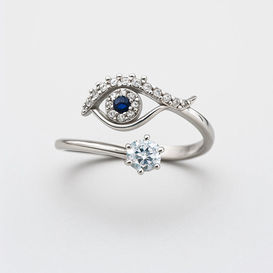 Silver All seeing Eye Ring