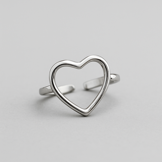 Adjustable Heart Ring