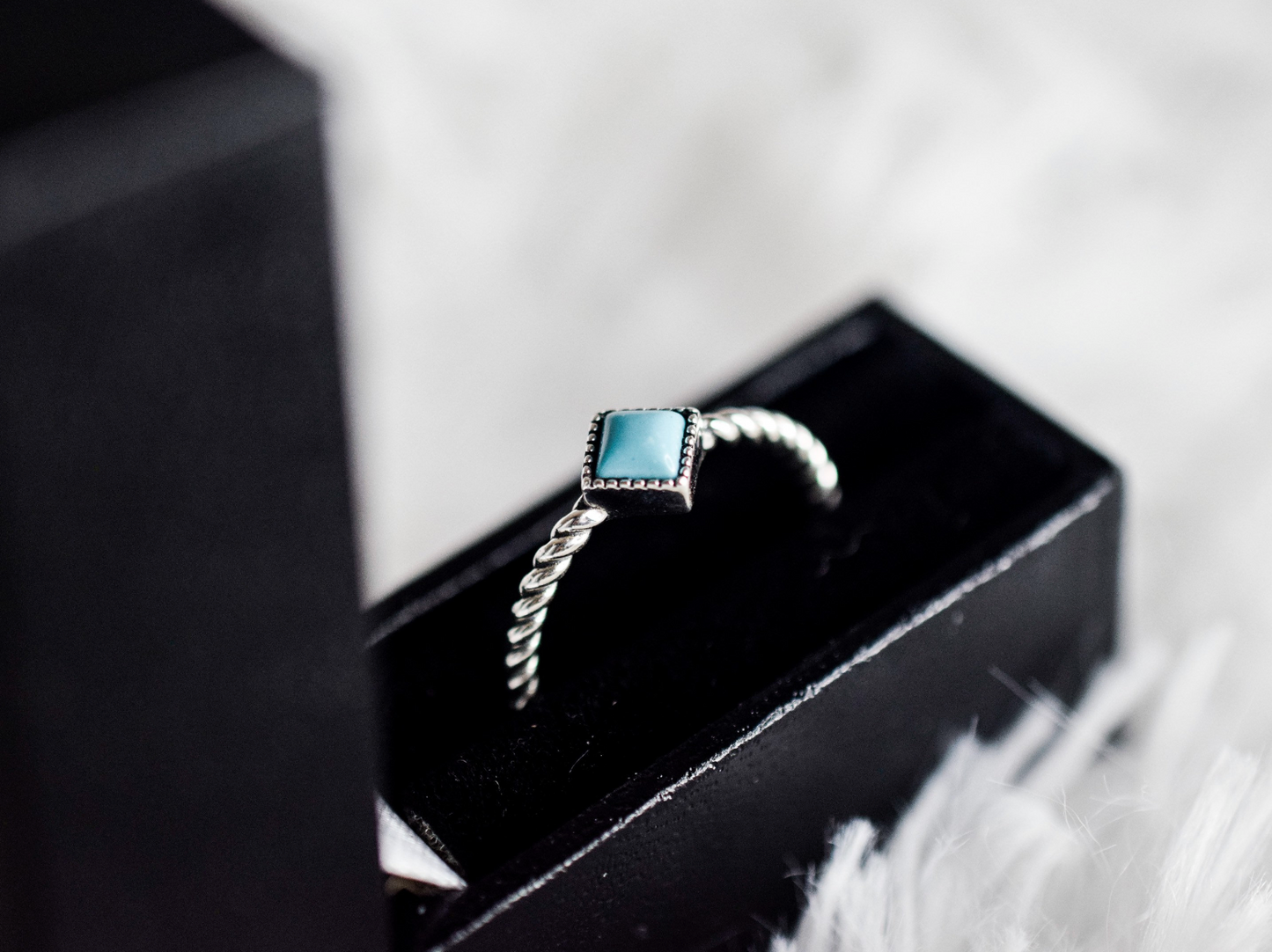 Turquoise Boho Adjustable Ring