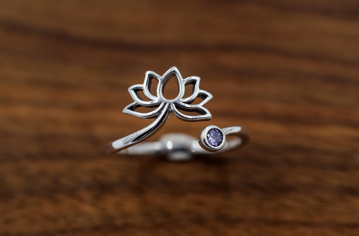 Adjustable Lotus Ring