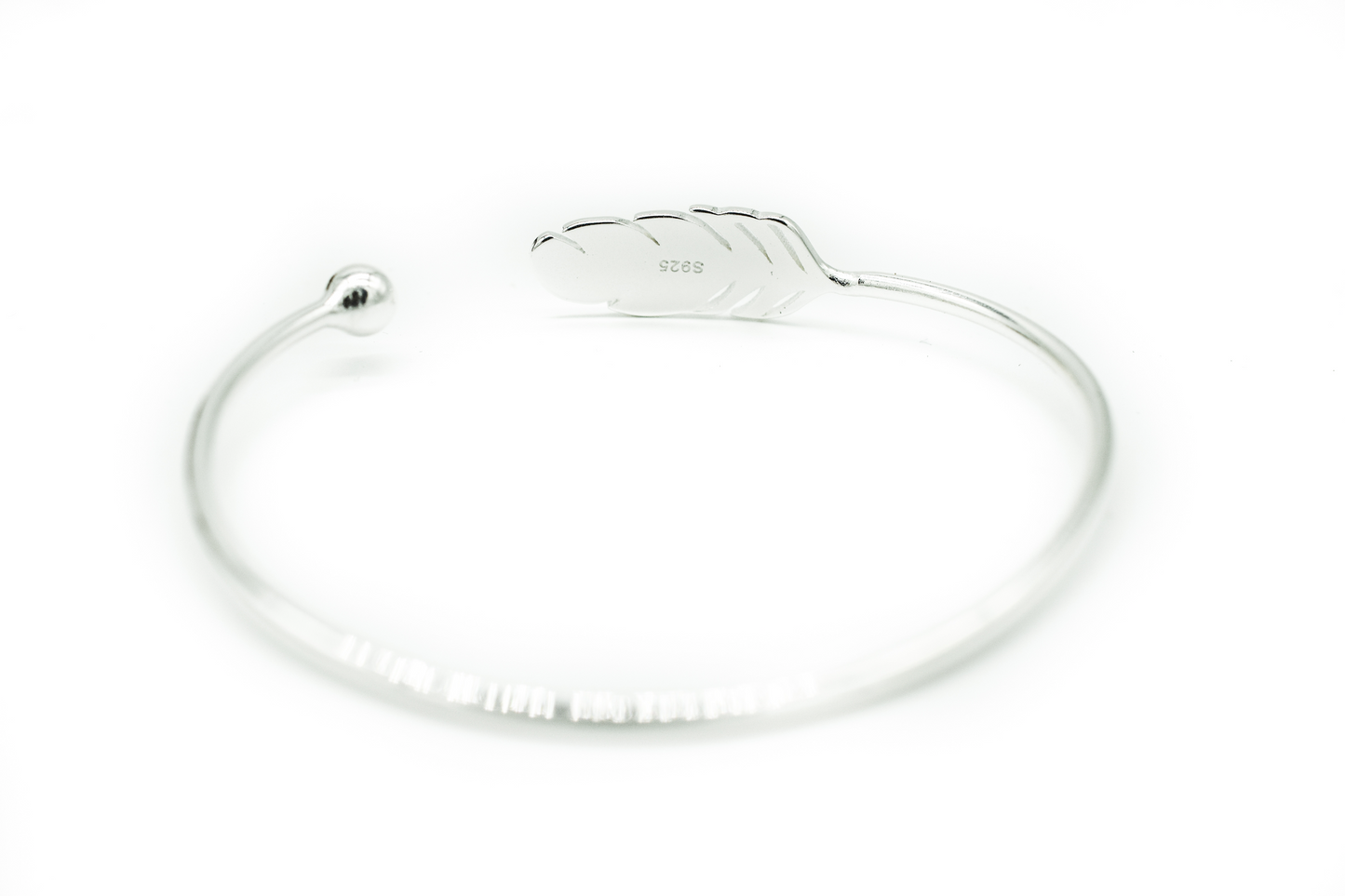 Adjustable Feather Bangle