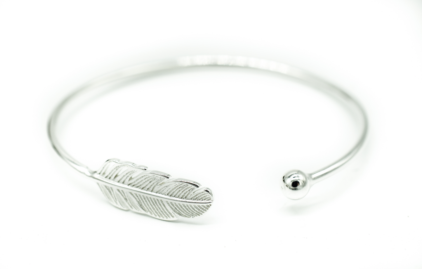 Adjustable Feather Bangle