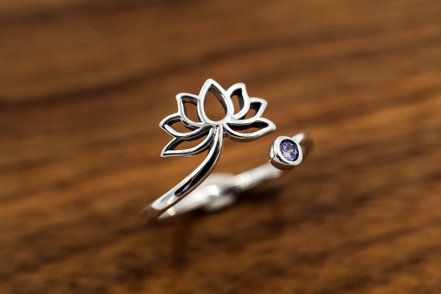 Adjustable Lotus Ring