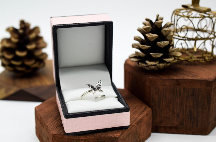 S925 Butterfly Ring