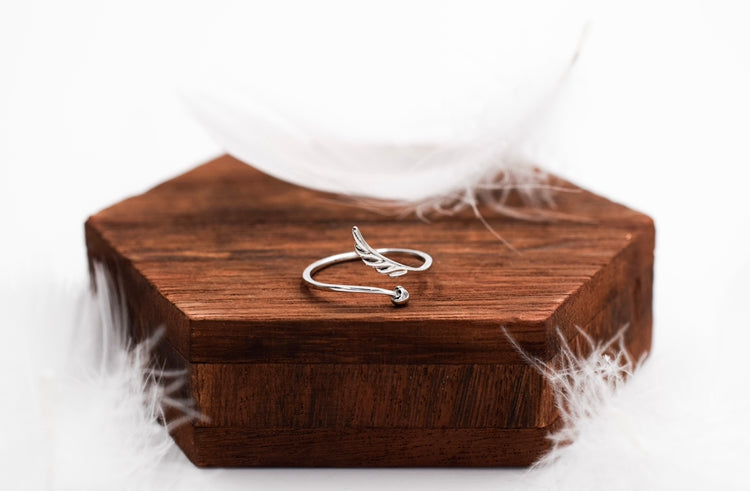 Angel Wing Feather Ring