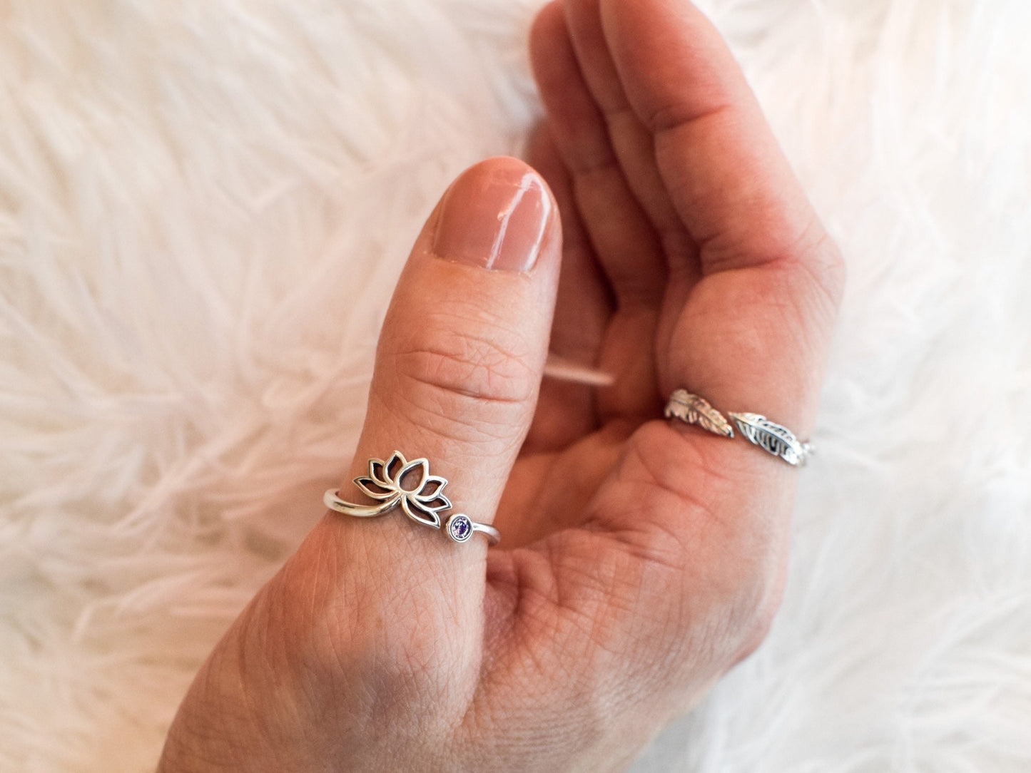 Adjustable Lotus Ring