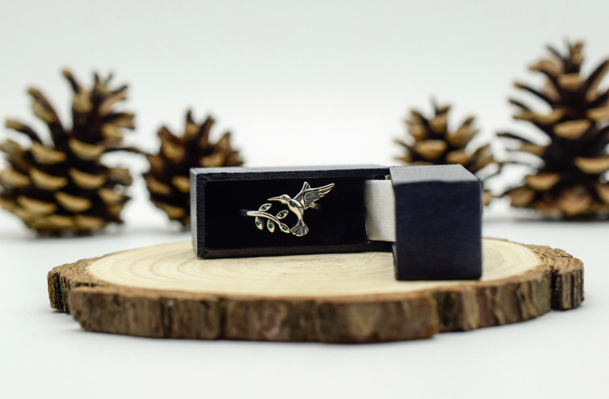 S925 Humming Bird Ring