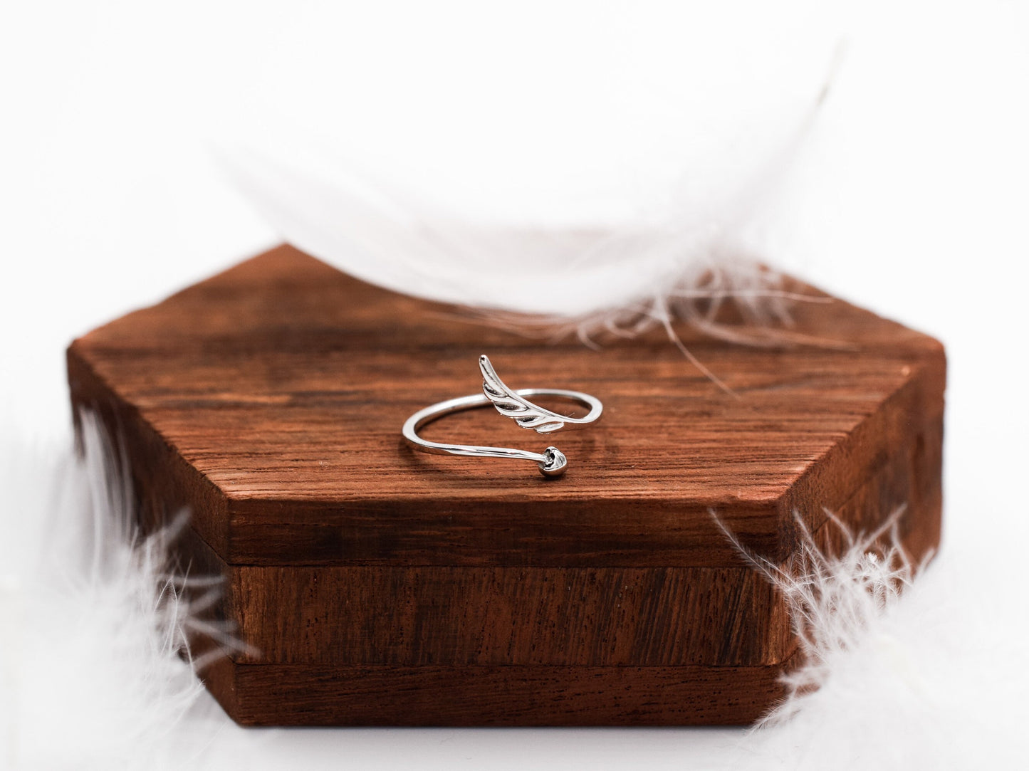 Angel Wing Feather Ring