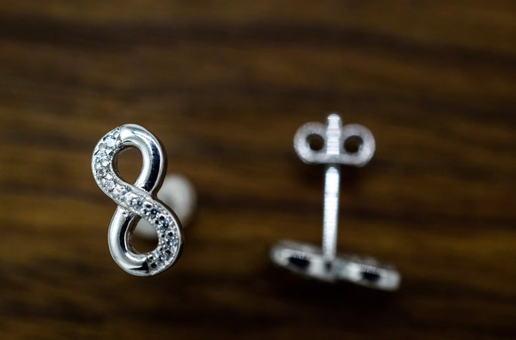 Crystal Infinity Earrings