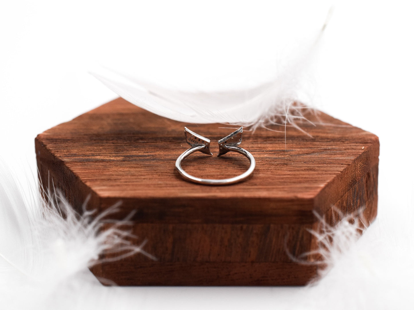 Delicate Angel Wing Ring