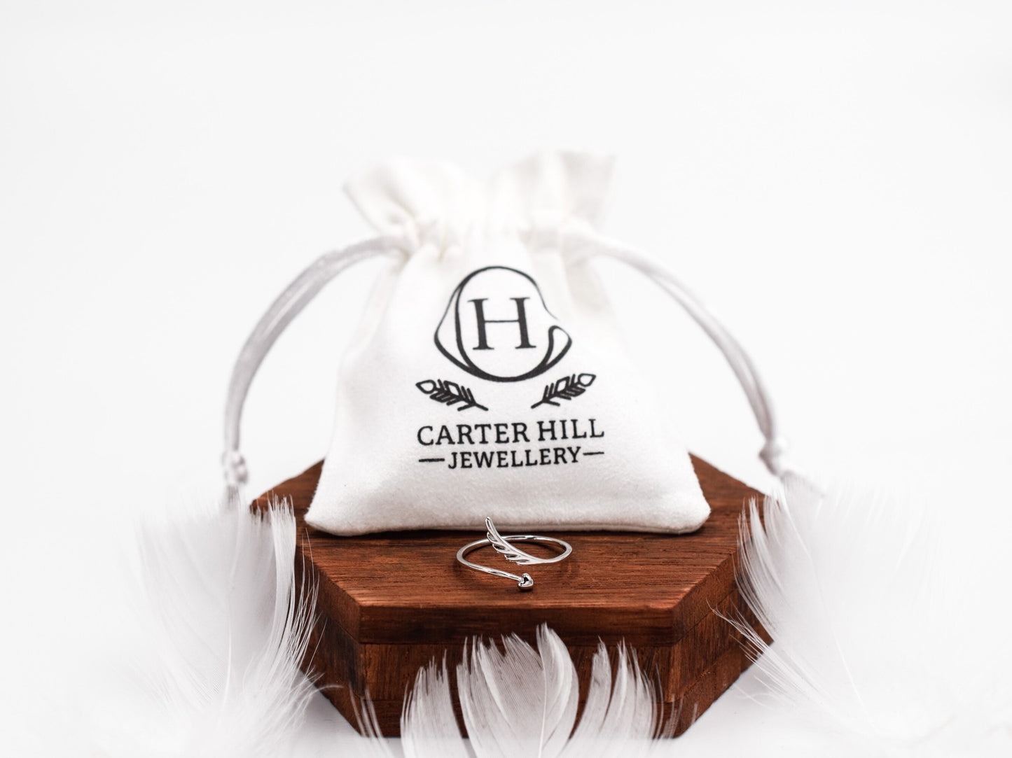 Angel Wing Feather Ring
