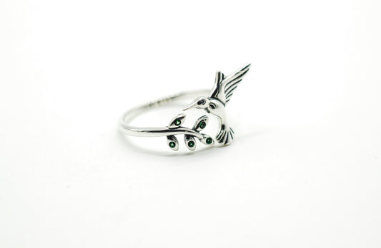S925 Humming Bird Ring