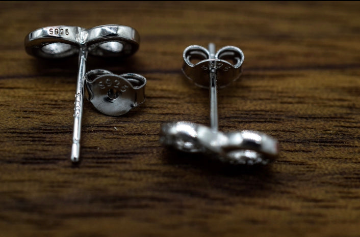 Crystal Infinity Earrings