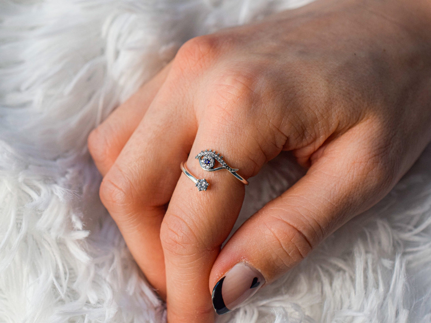 Silver All seeing Eye Ring