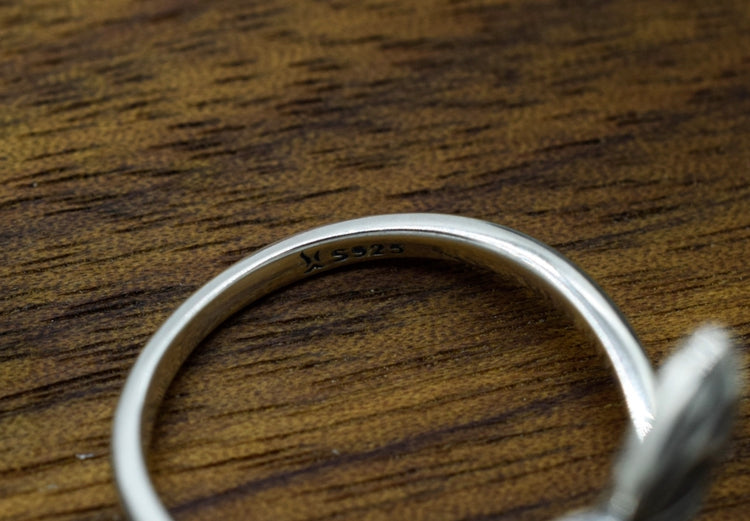 S925 Butterfly Ring