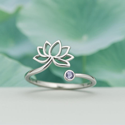 Lotus Ring Sterling Silver