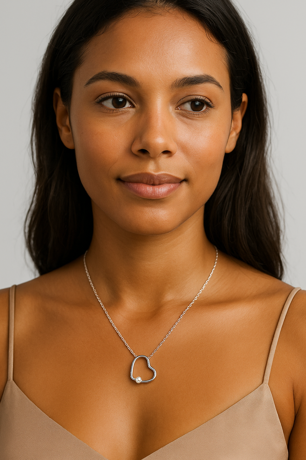 Elegant Heart Pendant 925 Sterling Silver