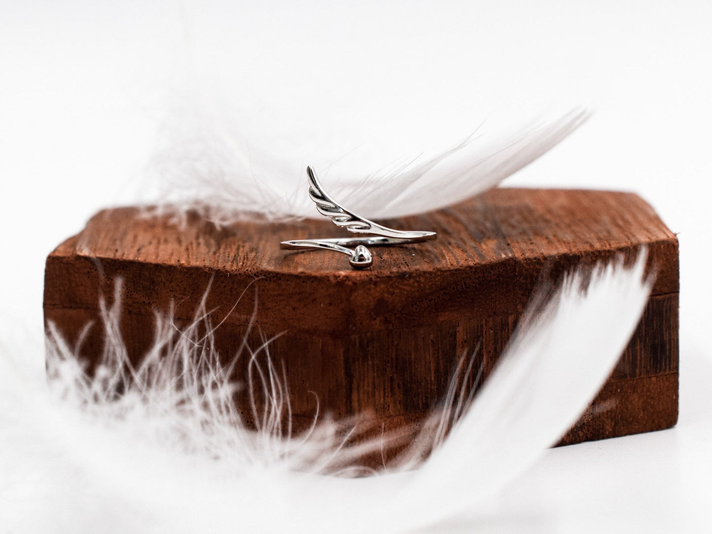 Angel Wing Feather Ring